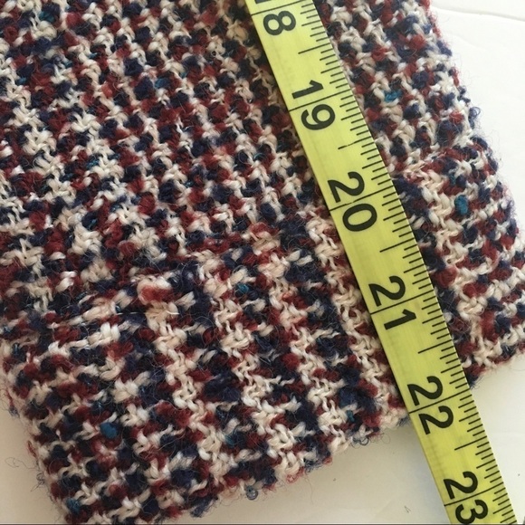 JACK BY BB DAKOTA Plaid Ruffled Cropped Wool Blend Jacket Size XS - Picture 13 of 14